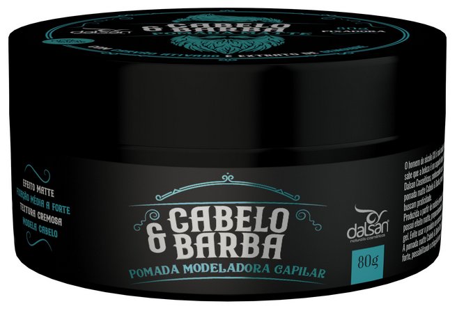 POMADA CABELO E BARBA HOMEM 80G